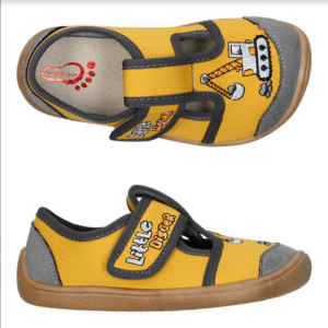 3f barefoot tekstiilist tennised kollane kopp