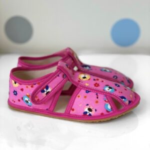 Baby Bare barefoot sisejalanõud, Pink Teddy