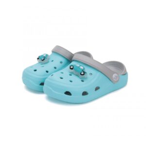 D.D Step clogs sinine, vilkuva autoga
