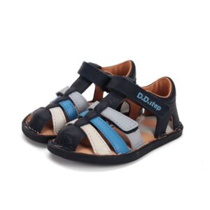 D.D Step barefoot nahast sandaalid 076-51736 royal blue