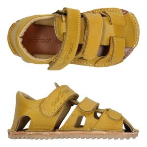 Bar3Foot R-Sunny Mustard laste barefoot sandaalid