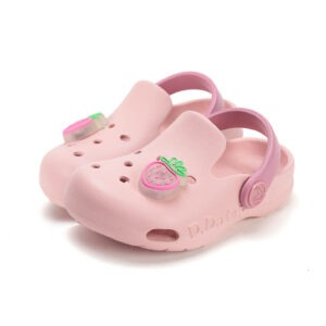 D.D Step barefoot clogs roosa maasikas, vilkuv J109-61448